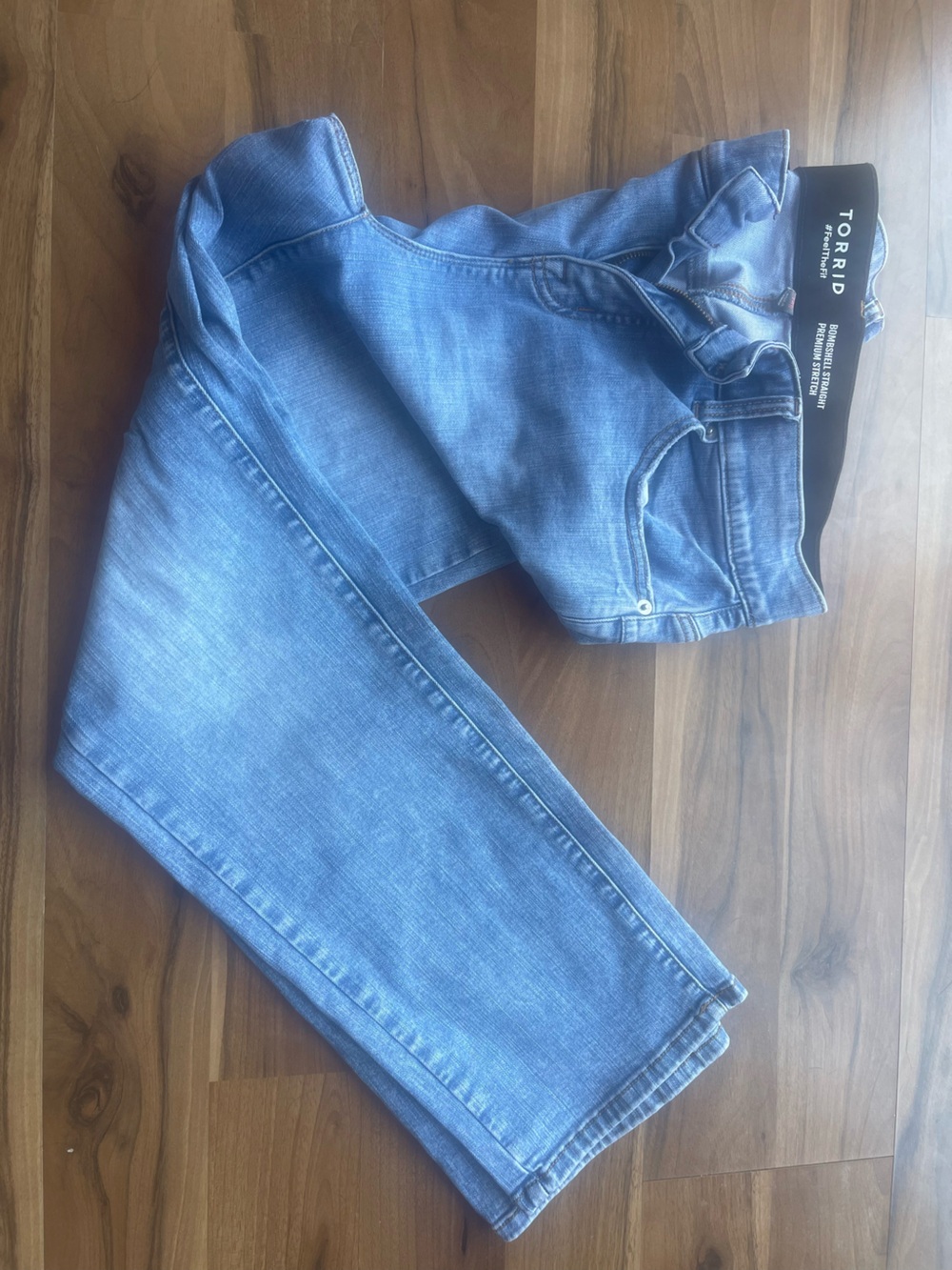 torrid Light Blue Straight Leg Jeans